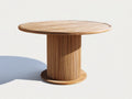 Table de jardin - Bois - 122x122x75 cm - Marron miel - Style contemporain