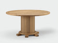 Table de jardin - Bois - 126x126x75 cm - Bois naturel - Style contemporain